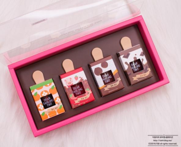 爱丽小屋牛奶巧克力唇釉,爱丽小屋darlingtint试色