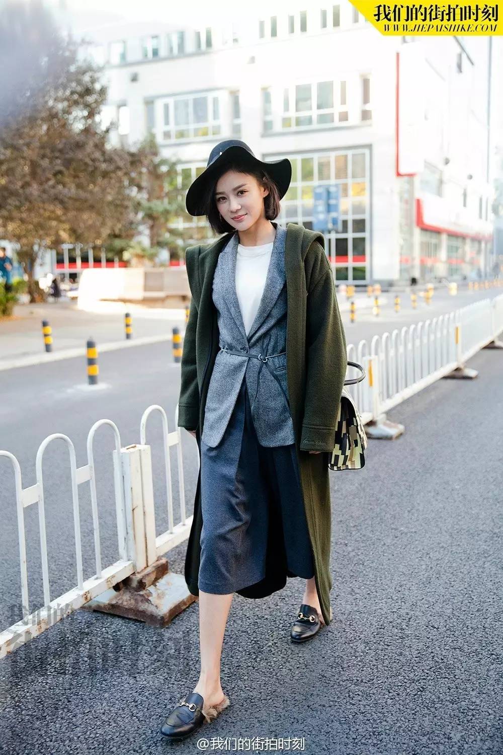 阔腿裤秋冬显瘦窄版穿搭,阔腿裤最不费力的搭配套路潮爆了