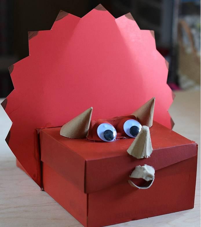 4-6岁儿童鞋盒手工小汽车,简单的鞋盒手工