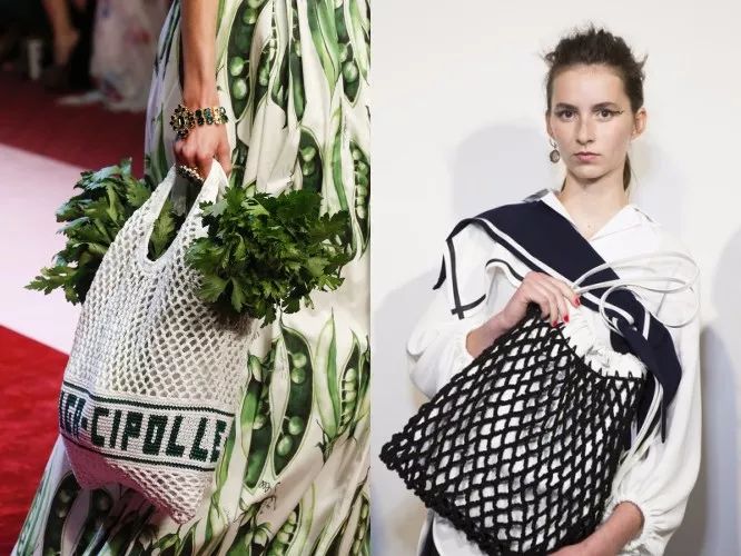 曾经大人们装零钱的小拎包、买菜的渔网兜，如今我们都快买不起了