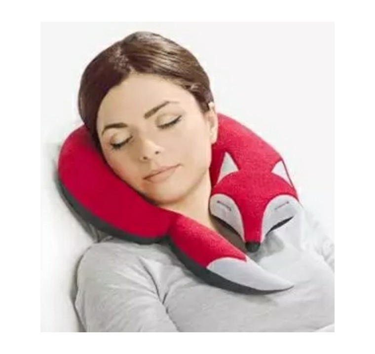 U型枕居然可以放进微波炉里加热?!小狐狸这是要成精啊?