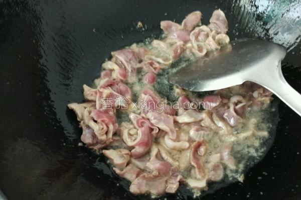 爆炒鸡胗冬笋,爆炒鸡胗王刚