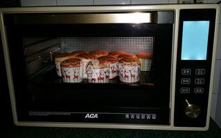 红曲蛋糕,可可纸杯拉花蛋糕