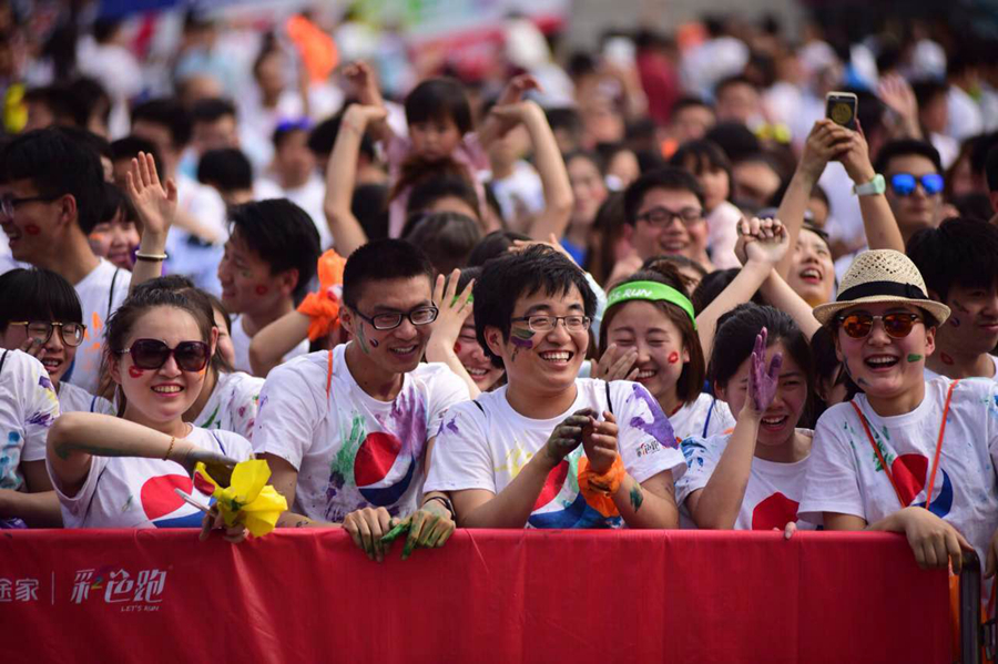 百事可乐西安不夜城活动,百事可乐西安唱歌