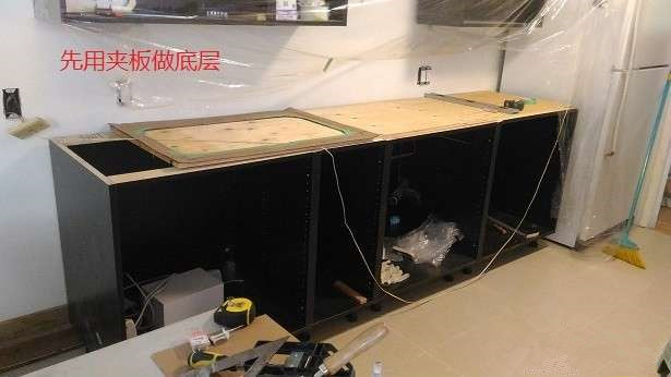 自己动手给大理石打磨翻新,自己动手更换不锈钢台面