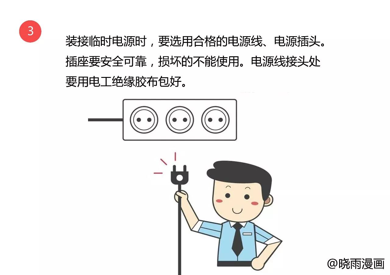 用电安全常识绘画图片,用电安全小常识绘画