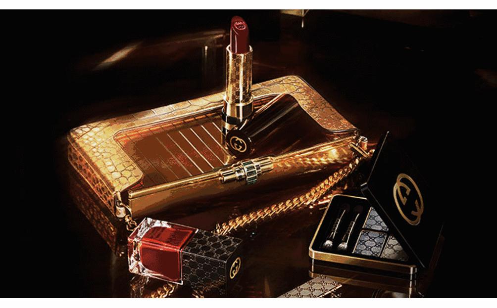 gucci金管口红试色217和515,gucci口红试色大全