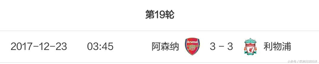 不解渴！阿森纳近五战仅一胜被挤出欧战区