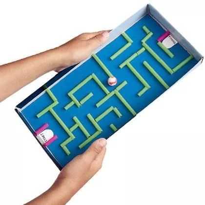 快递箱子做玩具,用快递盒做游戏机双人简单