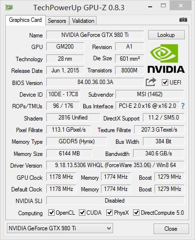 微星gtx980ti,微星红龙gtx980ti评测