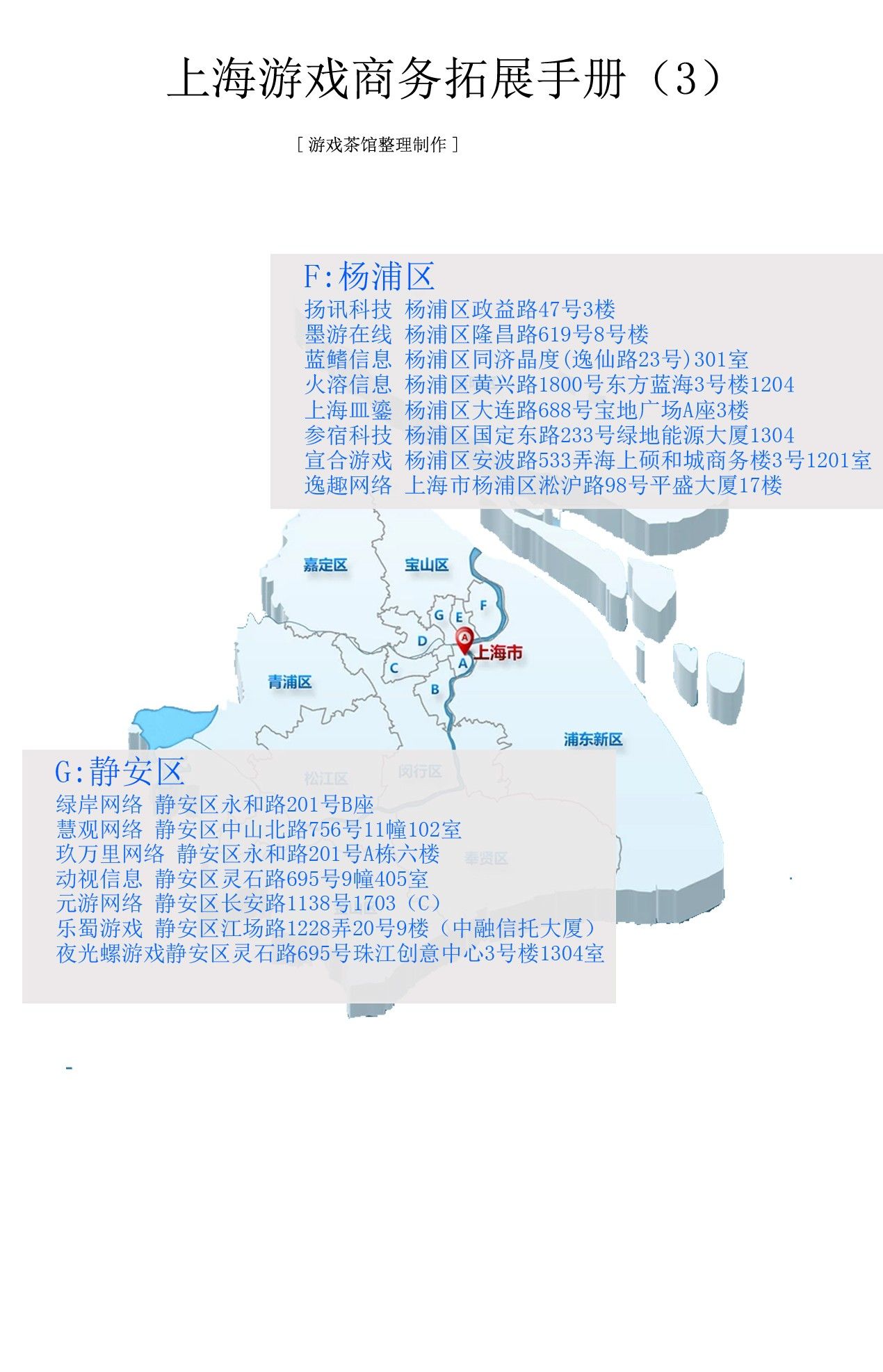上海版图游戏,上海市游戏大全
