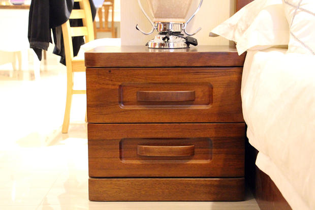 京华家具黄金胡桃木卧室四件套促销16300元