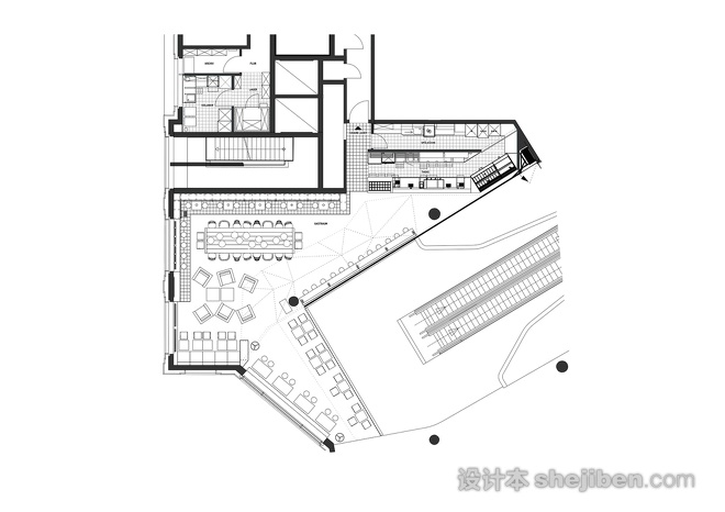店铺极简风格设计,工装风门店设计效果图