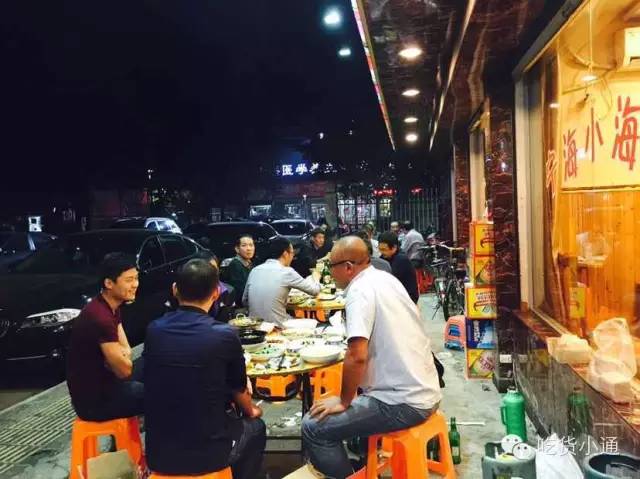 宁波海鲜夜排档一条街象山,宁波滨江夜排档