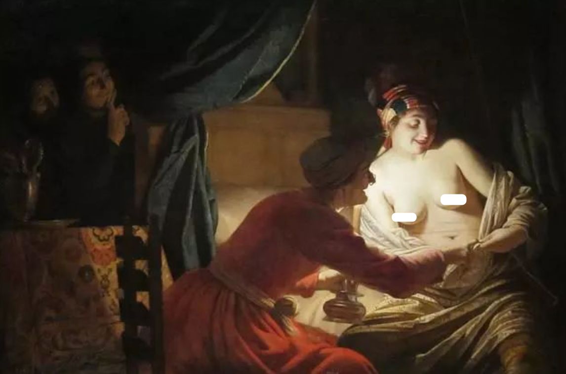 经典|烛光下的艺术:光线更加强了艺术人物情绪的表现