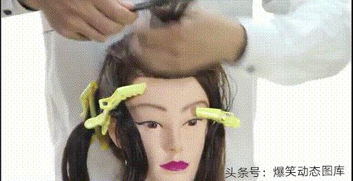 美发烫发各种卷杠手法,美发师烫发教学