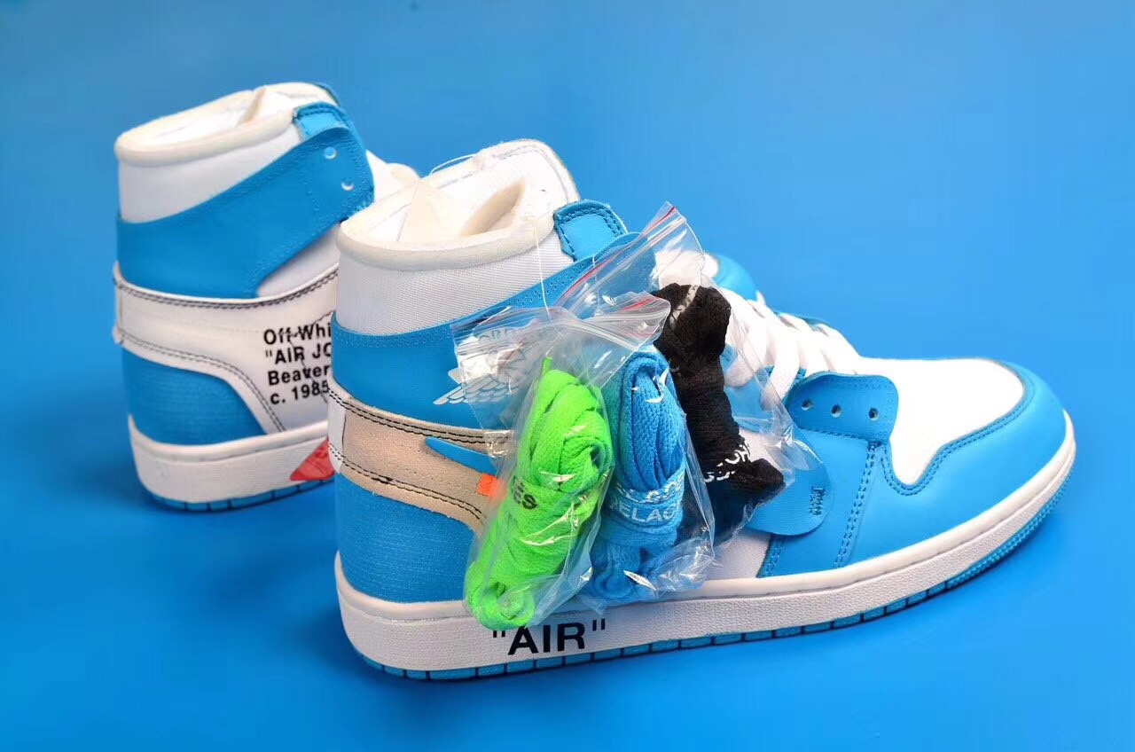 off-whitexaj1ow联名,offwhiteaj1北卡蓝价格