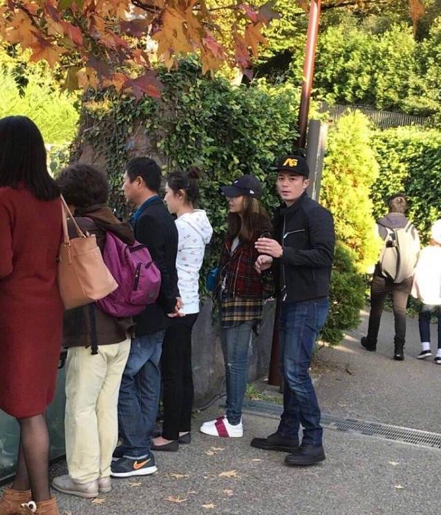 张翰去日本旅游,张翰去韩国街头