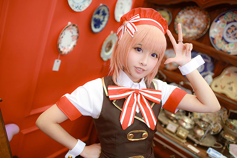 宇治松千夜cos眼妆,宇治松千夜粘土人