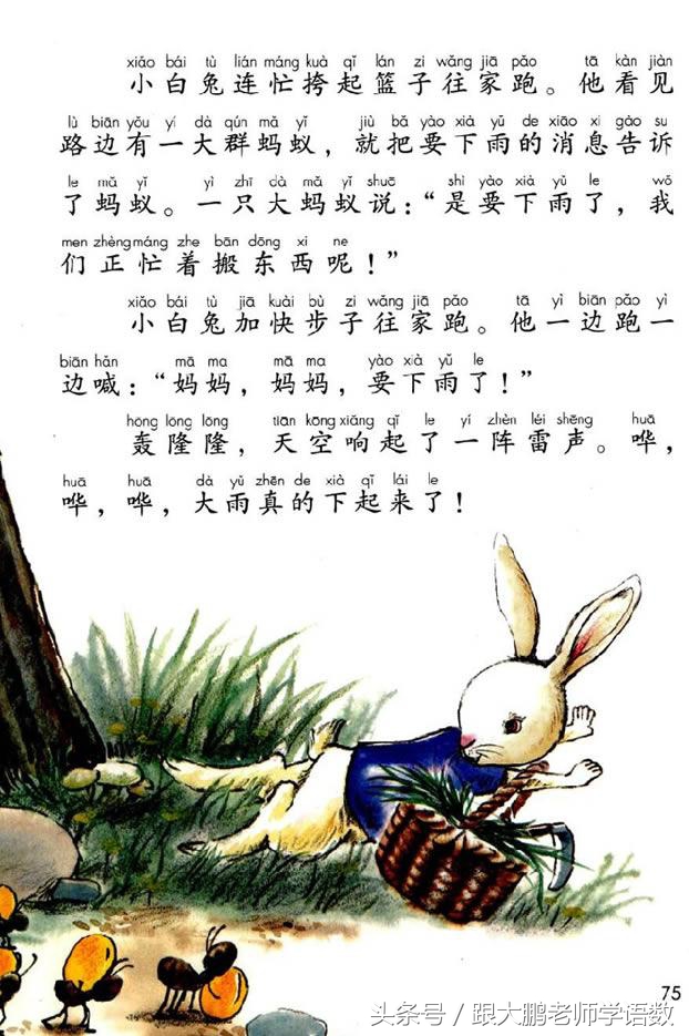 小学一年级语文预习的正确方法,一年级语文小公鸡和小鸭子预习