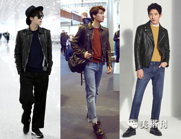 如何把板正的皮衣穿出潮范,皮衣搭配穿出你的风范