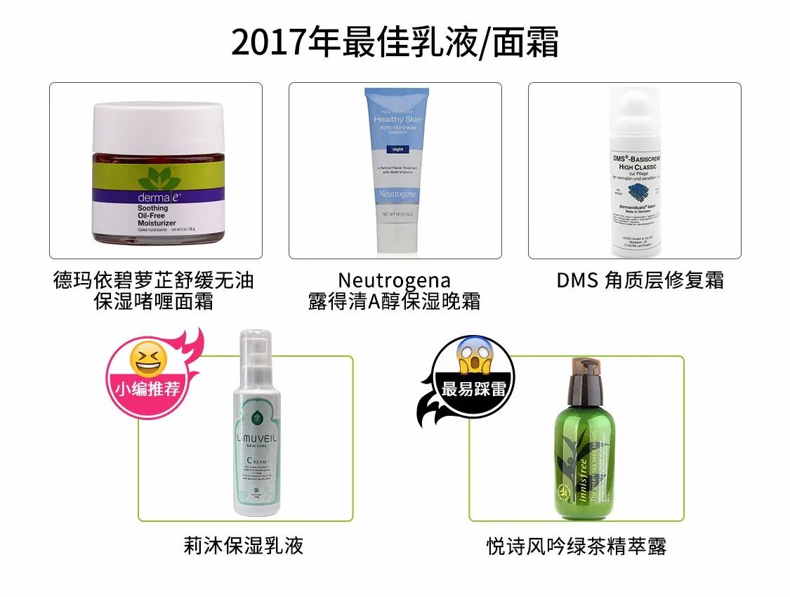 这一年值得入手的护肤品有哪些,年度护肤品黑榜