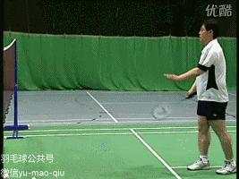 羽毛球双打接发球握拍姿势,羽毛球双打发球时站位