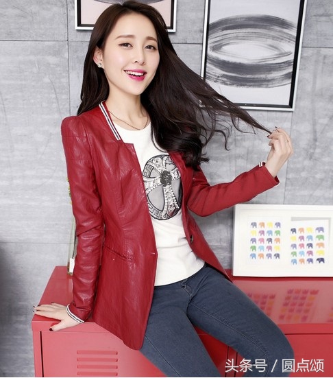 韩版皮衣女款怎么搭配好看,皮衣穿搭女春季搭配高级感