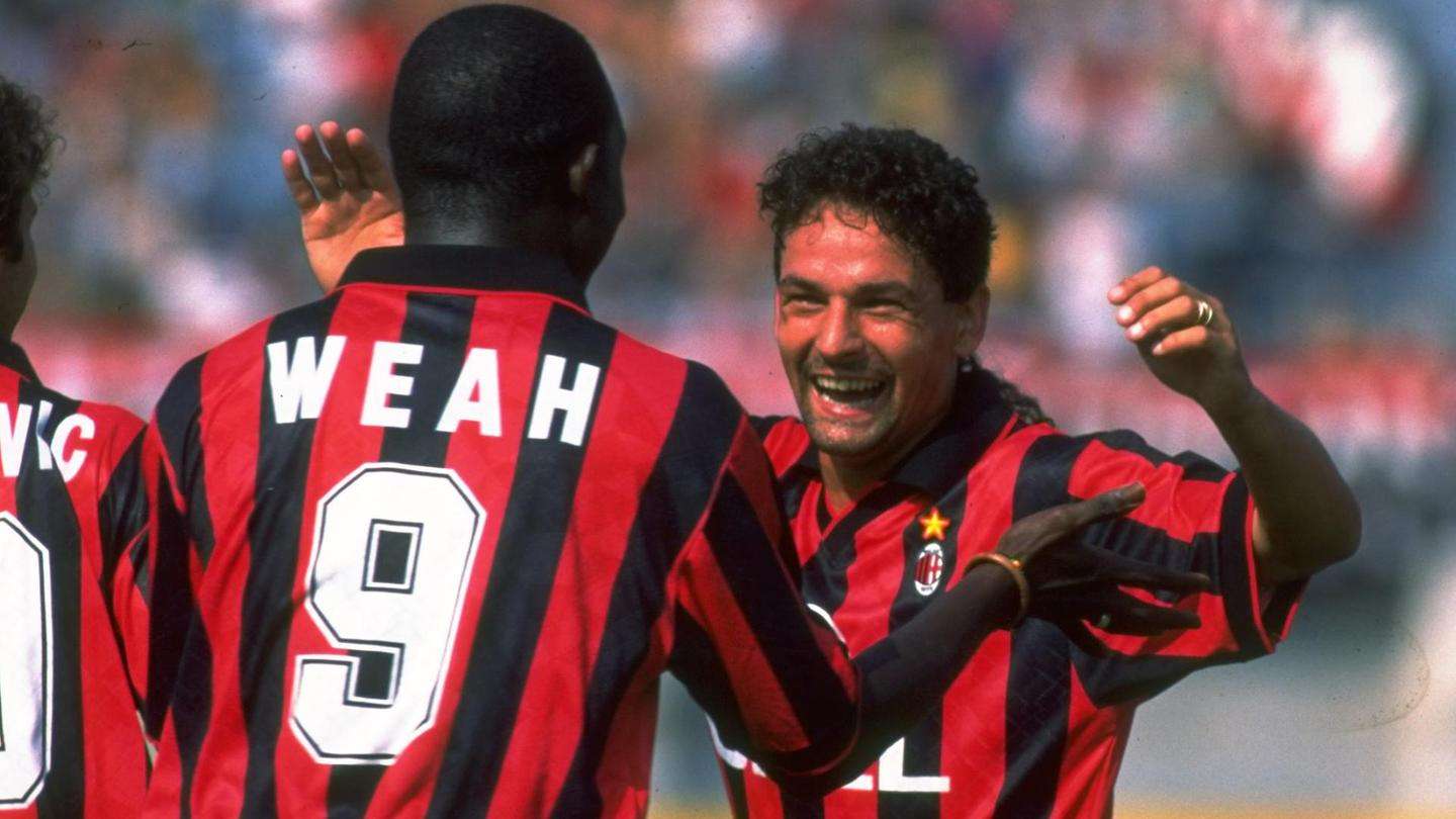 1998至1999赛季米兰夺冠,巴乔在米兰夺冠视频