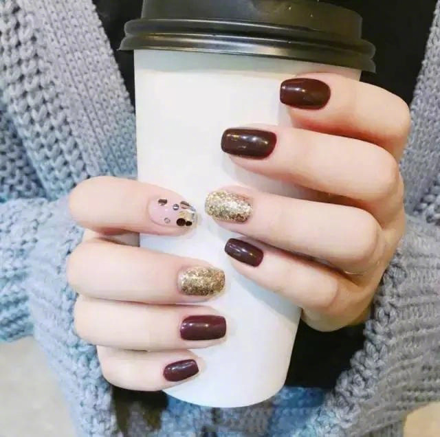 超好看的少女系美甲,适合直女的美甲