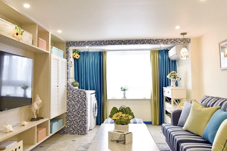 48平小户型地中海风格,30平方地中海装修