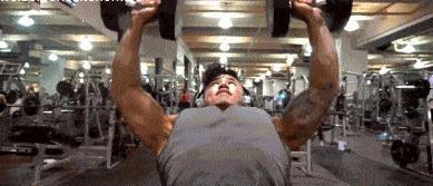 大强度胸肩训练教学上肢增肌必备,健身初学者胸背肩训练计划