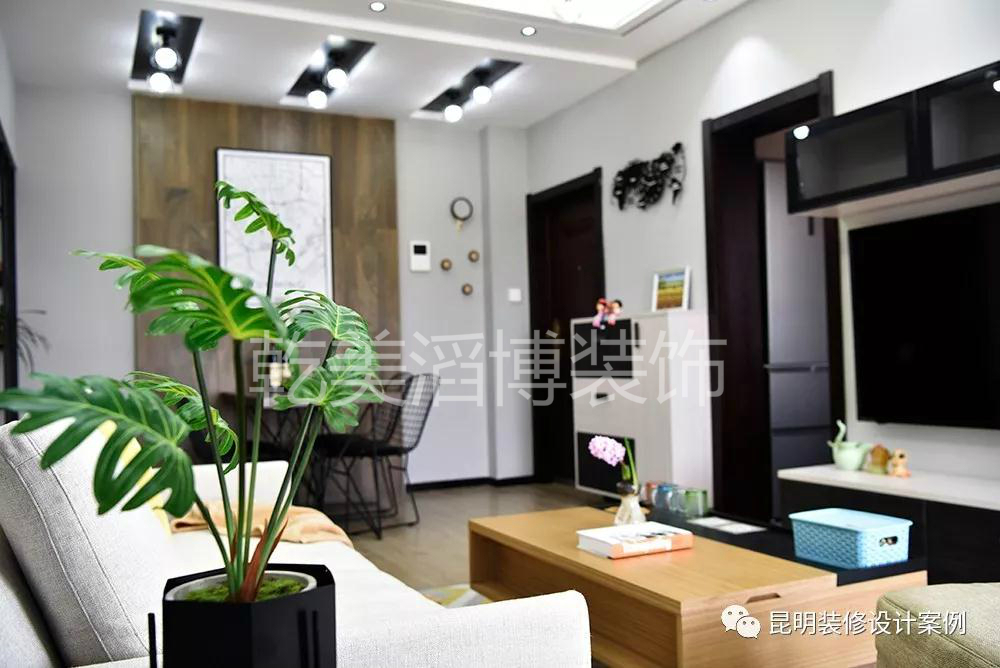 昆明魅力之城80平方小户型装修,昆明公寓复式装修风格