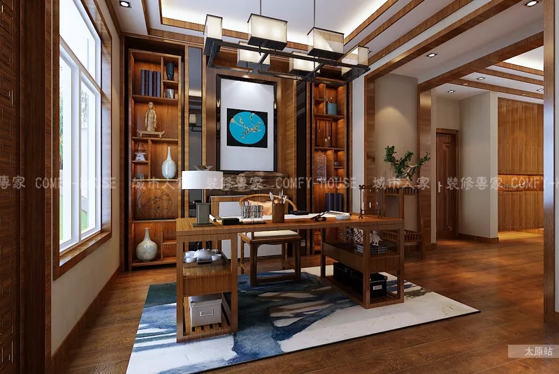 太美了,不想说话只想感受!太原阳光揽胜230平,新中式风展禅意