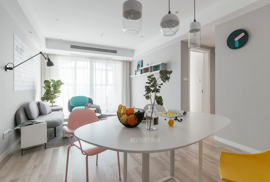 晒晒我家70平温馨小窝,91平米温馨北欧风体验幸福式蜗居