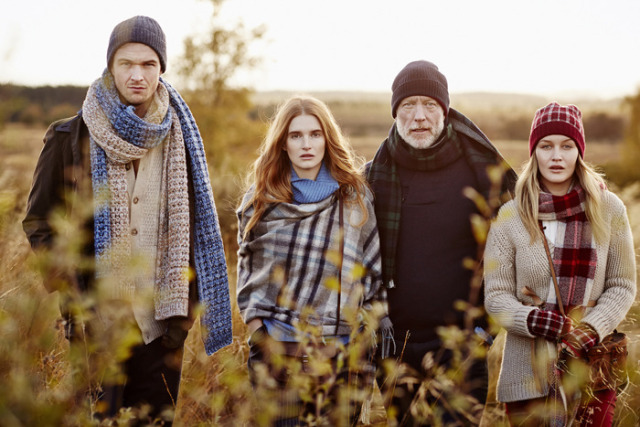 大牌围巾经典款,大牌围巾戴法简单好看