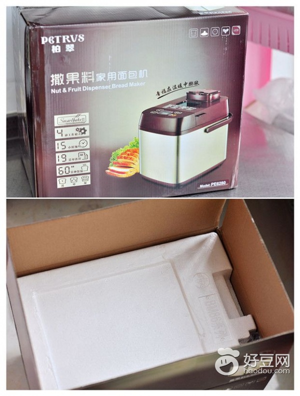 柏翠pe6280面包机放面粉,柏翠面包机pe6280是单管还是双管