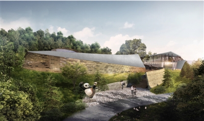 枣林湾园博园熊猫馆,枣林湾园博园熊猫馆分部图