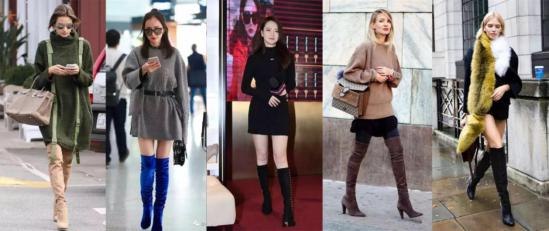 冬季光腿神器高筒靴怎么搭配,高筒靴光腿神器内搭
