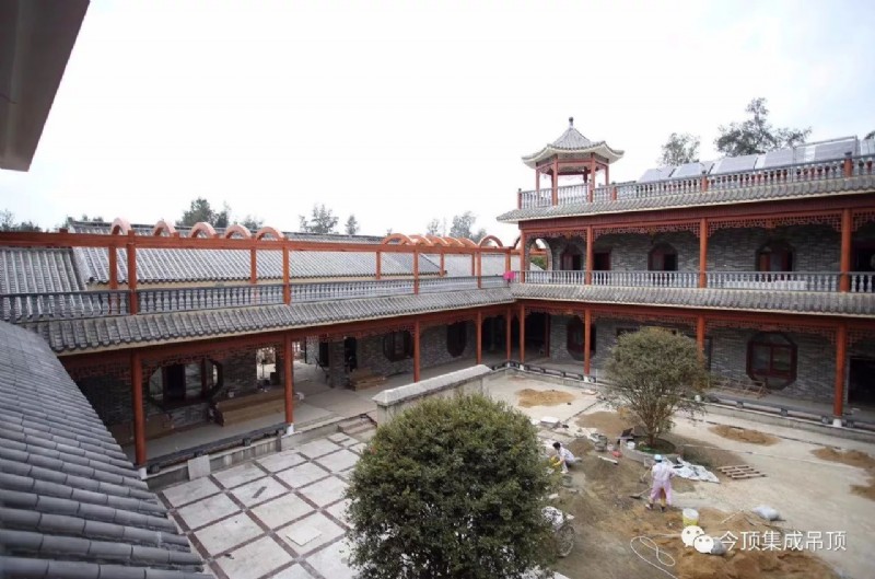 震撼！今顶超奢高端定制豪宅吊顶竣工！