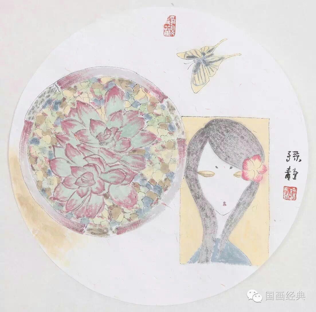 且看花鸟画家孙静的彼岸——浮生——若梦