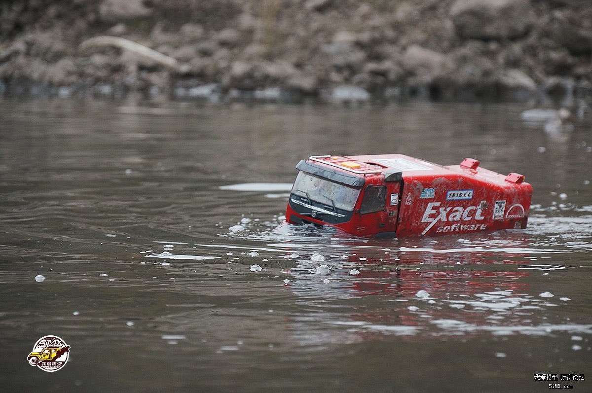 拉力卡车模型开箱测评 (静点拉力卡车模型路试)