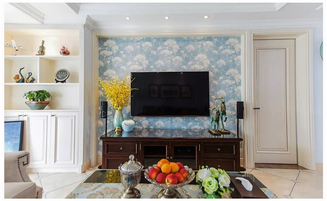 唐山法式装修风格效果图,唐山现代简美式装修风格实景案例