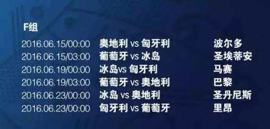 2016欧洲杯威尔士赛程时间表,2016欧洲杯赛程完整版在哪里看