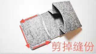 手工卡包零钱包,自制布艺卡包做法