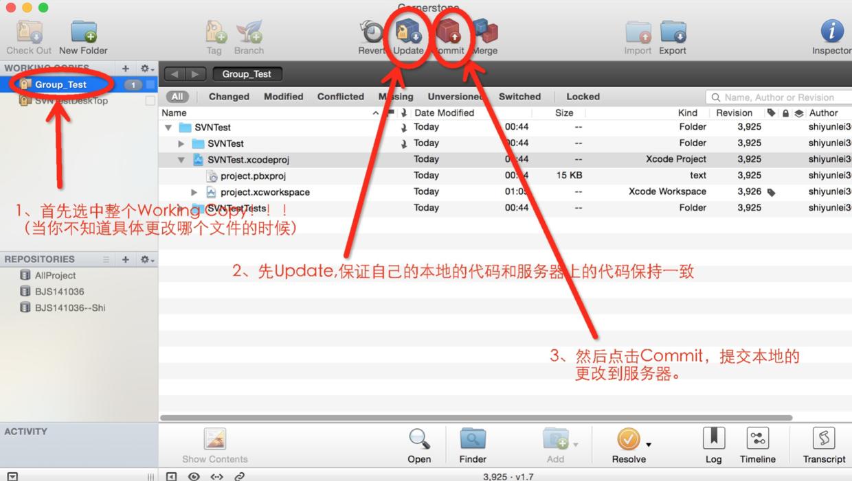 svn小乌龟使用方法,svnrevert怎么使用