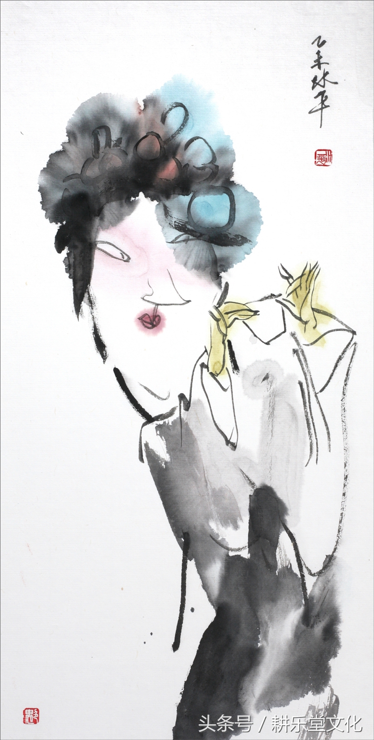 美女作家画驴,画出了浓郁的泥土气息