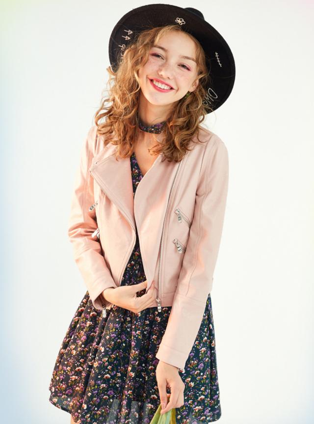 时髦利落风复古皮衣,有质感的爆款皮衣年轻人穿