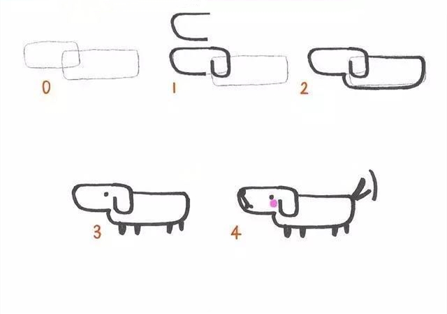 创意简笔画小孩可爱,创意幼儿简笔画简单又好看