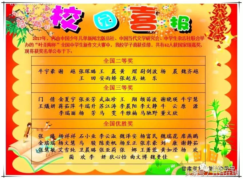 同学还记得当年的你吗,甘谷一中的校园